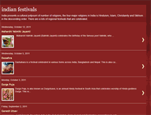 Tablet Screenshot of indian-festival-in-2011.blogspot.com
