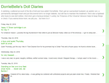 Tablet Screenshot of dorriebellesdolldiaries.blogspot.com