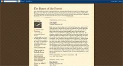 Desktop Screenshot of bonesoftheforest.blogspot.com