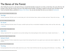 Tablet Screenshot of bonesoftheforest.blogspot.com