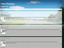 Tablet Screenshot of helixphilately.blogspot.com