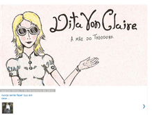 Tablet Screenshot of ditavonclaire.blogspot.com