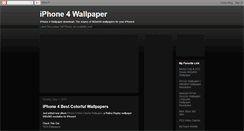 Desktop Screenshot of iphone4wallpaper.blogspot.com