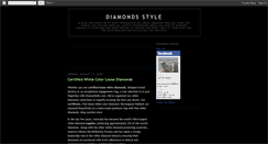 Desktop Screenshot of diamondsstyle.blogspot.com