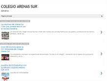 Tablet Screenshot of colegioarenassurdeportes.blogspot.com