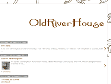 Tablet Screenshot of oldriverhouse.blogspot.com