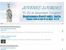 Tablet Screenshot of joveneslourdes.blogspot.com