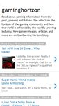 Mobile Screenshot of gaminghorizon.blogspot.com
