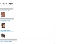 Tablet Screenshot of cristianungur.blogspot.com