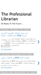 Mobile Screenshot of professionallibrarian.blogspot.com