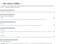 Tablet Screenshot of nana-debanana.blogspot.com