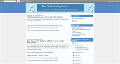 Desktop Screenshot of childmindingforum.blogspot.com