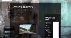 Desktop Screenshot of devlinstravels.blogspot.com