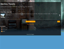 Tablet Screenshot of devlinstravels.blogspot.com