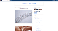 Desktop Screenshot of izvoruldeperle.blogspot.com