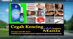 Desktop Screenshot of cegahkencingmanis.blogspot.com