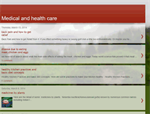 Tablet Screenshot of medical-health-tips.blogspot.com