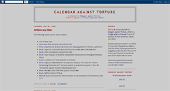 Desktop Screenshot of calagainsttorture.blogspot.com