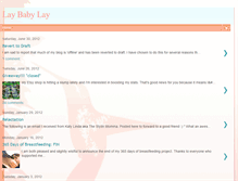 Tablet Screenshot of laybabylay.blogspot.com