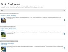 Tablet Screenshot of picnic2indonesia.blogspot.com