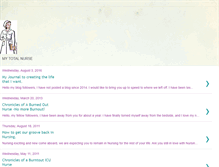 Tablet Screenshot of mytotalnurse.blogspot.com