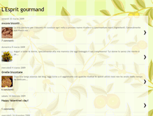 Tablet Screenshot of espritgourmand.blogspot.com