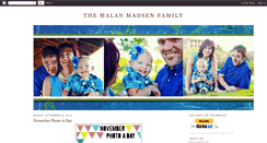 Desktop Screenshot of malanmadsenfamily.blogspot.com