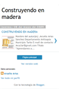 Mobile Screenshot of construyendoenmadera.blogspot.com