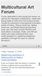 Mobile Screenshot of multiculturalart.blogspot.com