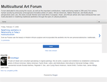 Tablet Screenshot of multiculturalart.blogspot.com