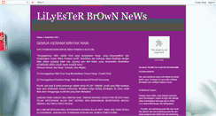 Desktop Screenshot of lilyesternews.blogspot.com