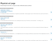 Tablet Screenshot of physicistatlarge.blogspot.com