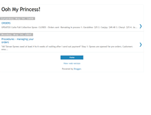 Tablet Screenshot of ooh-my-princess-procedure.blogspot.com