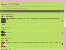 Tablet Screenshot of grandforksyoga.blogspot.com