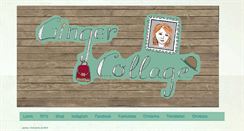 Desktop Screenshot of gingercollage.blogspot.com