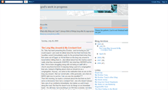 Desktop Screenshot of gods-work-in-progress.blogspot.com