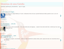 Tablet Screenshot of memoriasdeumagatinha.blogspot.com