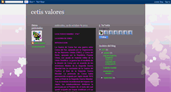 Desktop Screenshot of cetisvalores.blogspot.com