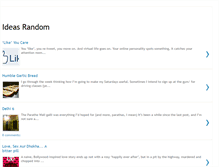 Tablet Screenshot of ideas-random.blogspot.com