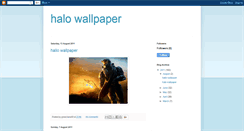 Desktop Screenshot of halo-wallpaper-0.blogspot.com