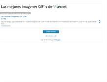 Tablet Screenshot of lasmejoresimagenesgifsdeinternet.blogspot.com