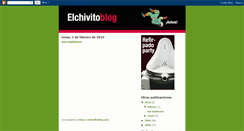 Desktop Screenshot of elchivitoblog.blogspot.com