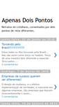 Mobile Screenshot of apenasdoispontos.blogspot.com