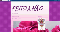 Desktop Screenshot of feitoamaobydaniela.blogspot.com