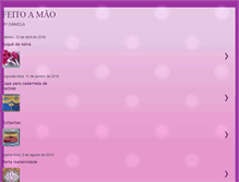 Tablet Screenshot of feitoamaobydaniela.blogspot.com