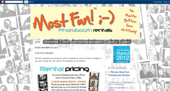 Desktop Screenshot of mostfunphotoboothrentals.blogspot.com