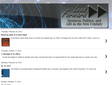 Tablet Screenshot of leadforward.blogspot.com