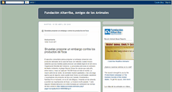 Desktop Screenshot of fundacionaltarriba.blogspot.com