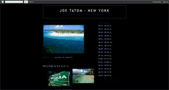 Desktop Screenshot of joetatom.blogspot.com