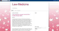 Desktop Screenshot of law-medicine.blogspot.com